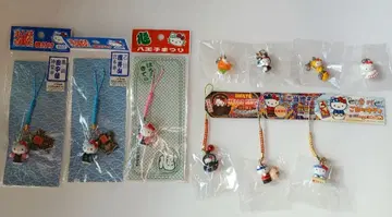 헬로키티 지역 한정 족자 참 스트랩 묶음 판매 2