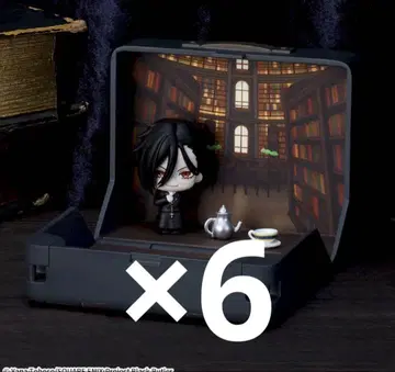 블랙 시커 기숙학교 편 미니 피규어 세바스찬 미카엘리스 6체 세트