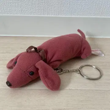 닥스훈트 봉제 인형 키링 강아지 레트로 namco 굿즈 강아지