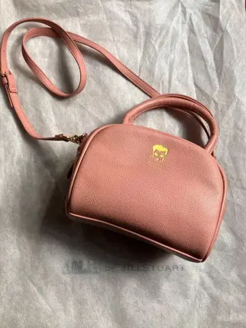 질 스튜어트 핑크 2way 숄더백