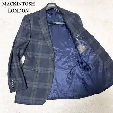 컨디션 최상 매킨토시 런던 테일러드 자켓 블랙워치 체크