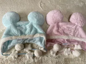 미키마우스 귀달린 팬캡 2종 세트