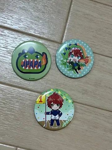 컬러풀 피치 쟈파파 씨 캔뱃지 세트