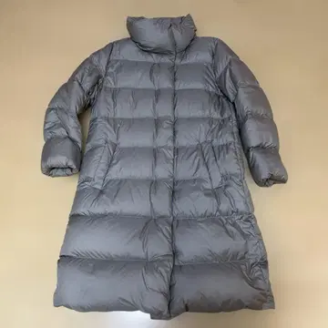UNIQLO 그레이 주니어 다운 롱 코트 XL