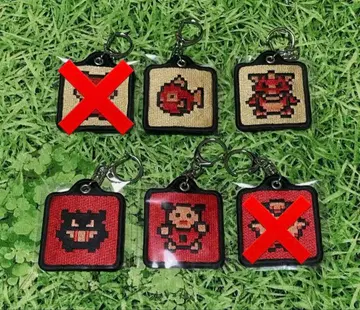 포켓몬 금은 자수 키링 컬렉션 4종 세트