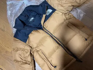 THE NORTH FACE 다운 자켓 브라운 블랙