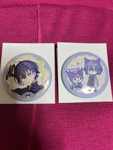 니지산지 코야나기 로우 Dytica x 산리오 캔뱃지 쿠로미