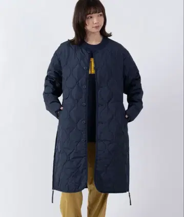 타이온 밀리터리 크루넥 다운 코트