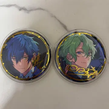 사자나미 쥰 토모에 히요리 캔뱃지 2개 세트