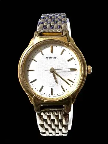 Y2k 90s 00s SEIKO 여성용 손목시계 Watch GOLD