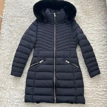 [새상품급] TOMMY HILFIGER 다운 코트 A라인 다크 네이비 M