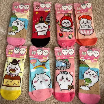 치이카와 양말 규슈 지방 8족 세트