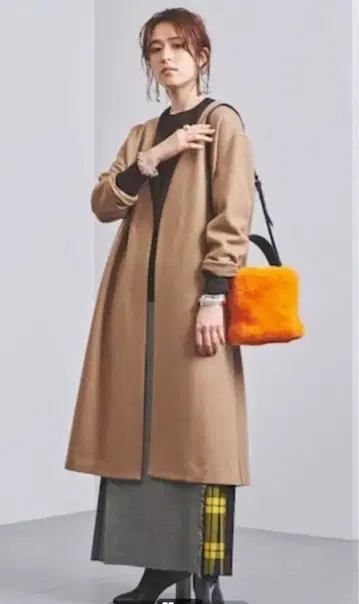 UNITED ARROWS 노카라 코트