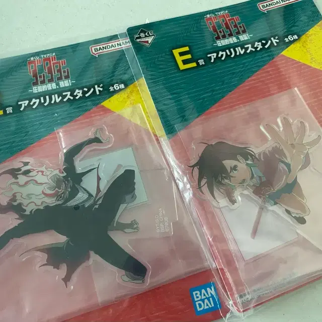 2종일괄 모모 오카룽 단다단 이치방쿠지 E상 아크릴 스탠드 미개봉