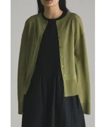 슬릿 슬리브 시어 니트 가디건