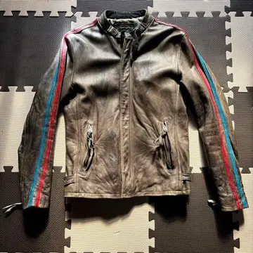 Schott 샷 가죽 레이서 자켓 사이즈 S