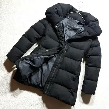 UNTITLED PONTETORTO 다운 자켓 블랙 이탈리아 원단