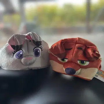 주토피아 주토피아2 주디 닉 캡 2종 세트 라운드 1