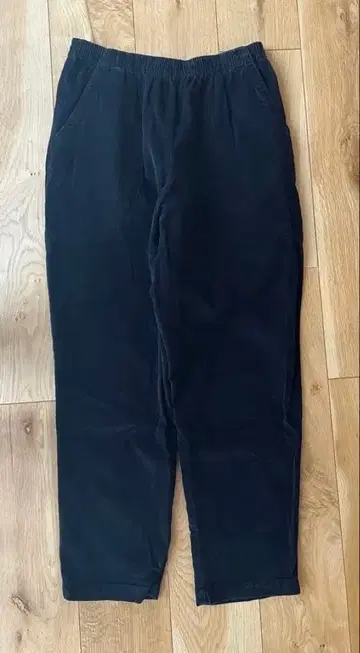 빈티지 블랙 코듀로이 팬츠