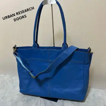 [ 어반 리서치 도어스 ] 가죽 토트백 2way 파랑 블루 비즈니스 스쿨