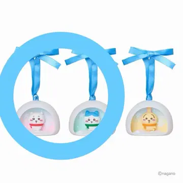 치이카와 (먼작귀) 에니마이 복권 F상 오너먼트 치이카와 하치와레 세트