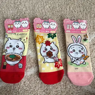 치이카와 (먼작귀) 지역별 양말 3켤레 세트