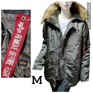 새상품급 중고 완판 알파인더스트리 플라이트 자켓 재팬핏 M