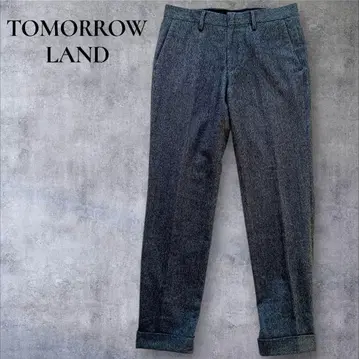 TOMORROWLAND 울 슬랙스 울 팬츠 약간 두꺼운 원단 가을/겨울