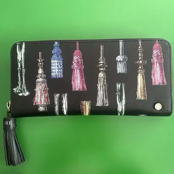 태슬 모티브 블랙 장지갑 탑카피 북유럽 잡화점