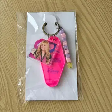 한나 몬타나 아크릴 키링 핑크