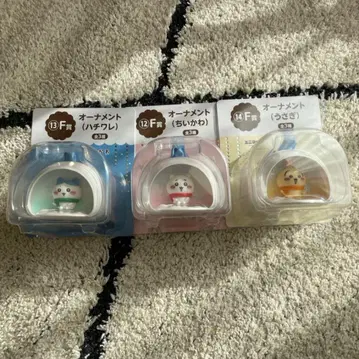 치이카와 에니마이 복권 F상 오너먼트 컴플리트 3종 세트