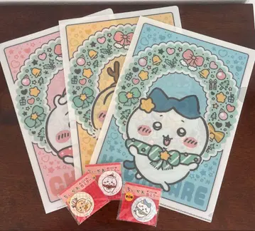 치이카와 (먼작귀) 세븐일레븐 캔뱃지 하치와레 토끼 클리어 파일