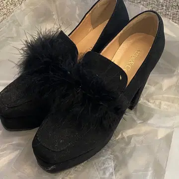 Titty &co 티티 통굽 펌프스 여성용 프린지 약 24.5cm