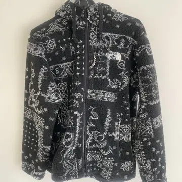 THE NORTH FACE 플리스 자켓 블랙 화이트