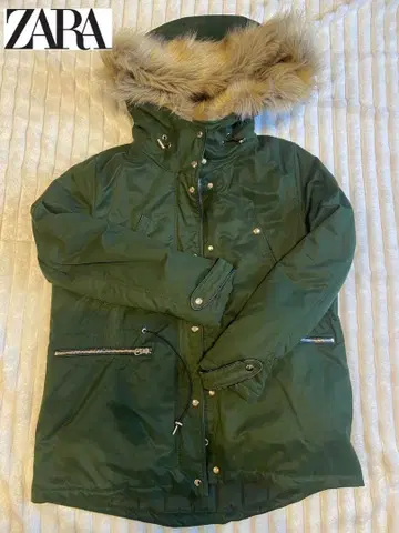 [레어] ZARA 올리브 그린 모즈 코트