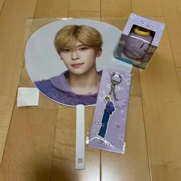 NCT WISH 시온 LOGin 굿즈 부채 마스코트 아크릴