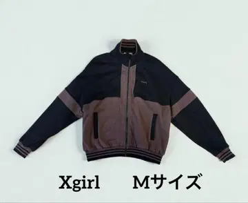 나일론 자켓 블랙/브라운