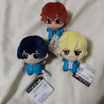 망각 배터리 캐릭터 봉제 인형 키링 3체 세트