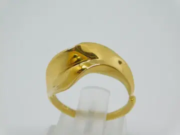 미사용 11호 공감의 서울 리프 반지 골드 프리