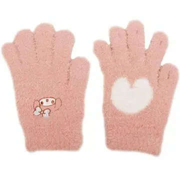 유비델 YUBIDERU 마이멜로디 발바닥 장갑 살몬 핑크 토끼