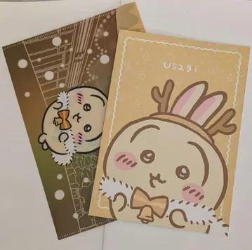 치이카와 (먼작귀) 세븐일레븐 토끼 플랫 케이스 2개 노트 1권