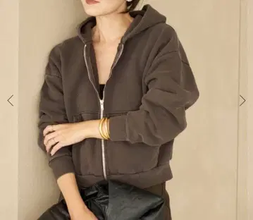 택 포함 Plage [ASHER] ROSIE ZIP 후드티