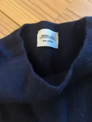 MORRIS & SONS 네이비 스웨터 38