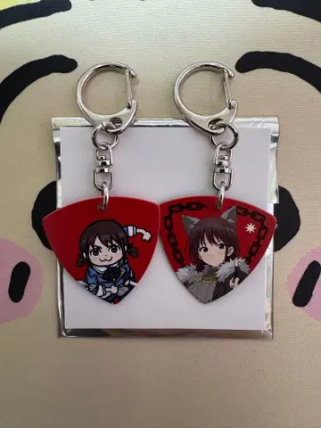 이세리 니나 기타 피크 키링 걸즈 밴드 크라이