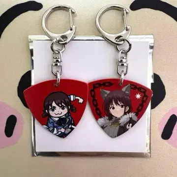 [ 낱개 판매 가능 ] 걸즈밴드클라이 이세리 니나 기타 피크 키링