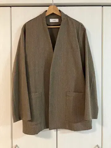 marka 캐시미어 노카라 자켓