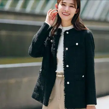 새상품급 grove 럭셔리함이 확실한! 코다와리 디테일의 트위드 자켓