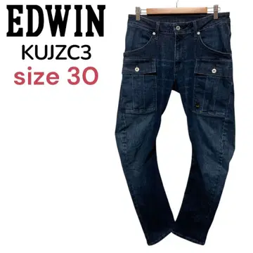 EDWIN 에드윈 Jeanism 입체 재단 스트레치 카고 데님 30