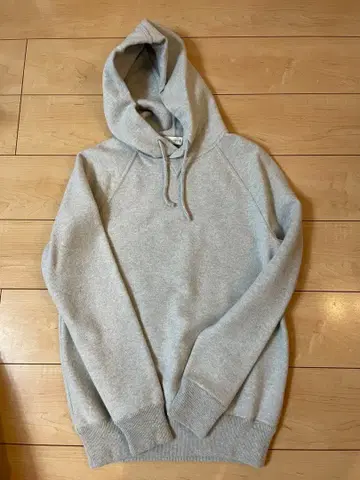 그레이 후드 부착 후드티
