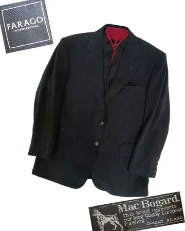 [ FARAGO ] 테일러드 자켓 MACBogard 셔츠 세트 Lj58